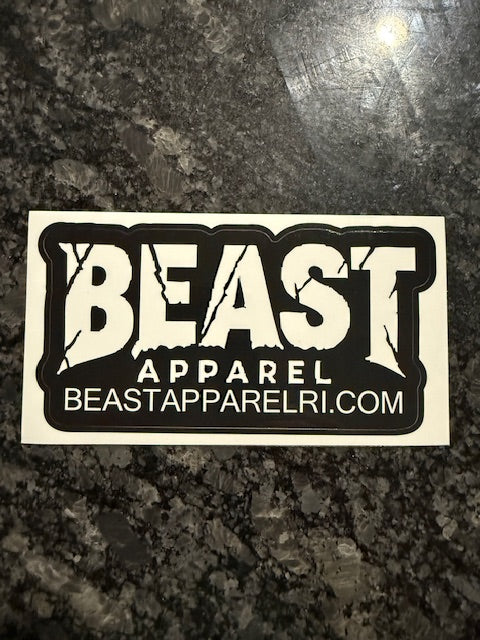 Beast apparel stickers